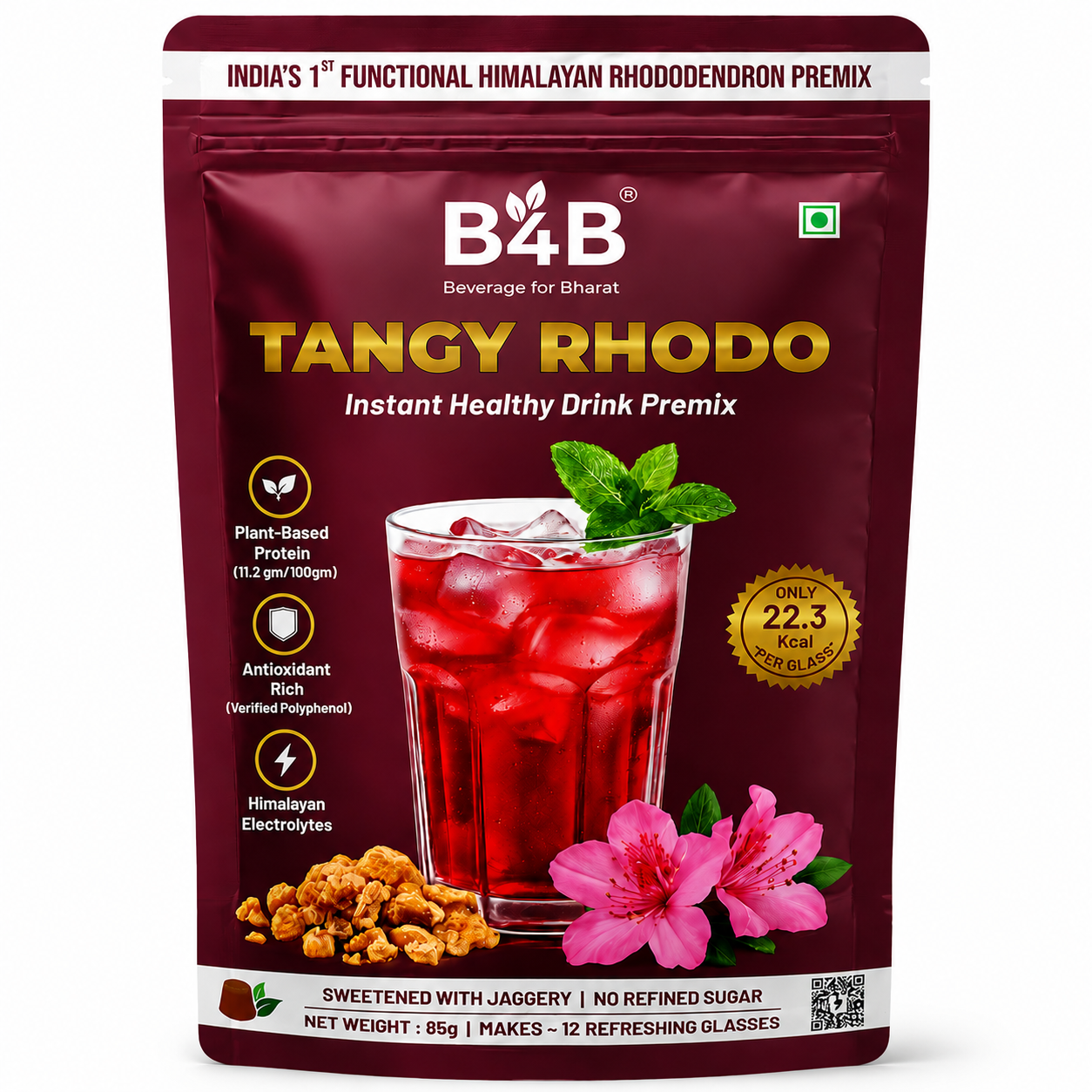 Tangy Rhodo – Instant Healthy Drink Premix (12 Servings)