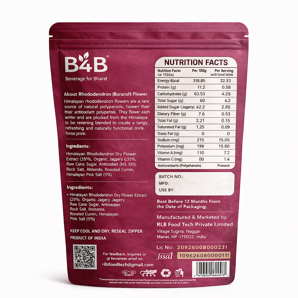 Tangy Rhodo – Instant Healthy Drink Premix (12 Servings)